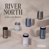 imageContigo Stainless Steel River North 2in1 Can Cooler and Tumbler and SplashProof Lid 12oz Dark Ice