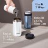 imageContigo Stainless Steel River North 2in1 Can Cooler and Tumbler and SplashProof Lid 12oz Dark Ice
