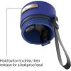 imageContigo AutoSeal 24 oz Stainless Steel VacuumInsulated Water Bottle with Leakproof PushButton Spout amp Lock Carry Strap BPAFree amp LeadFree Dishwasher SafeWild Indigo Champagne