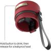 imageContigo AutoSeal 24 oz Stainless Steel VacuumInsulated Water Bottle with Leakproof PushButton Spout amp Lock Carry Strap BPAFree amp LeadFree Dishwasher SafeGoji Berry Champagne