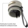 imageContigo AutoSeal 24 oz Stainless Steel VacuumInsulated Water Bottle with Leakproof PushButton Spout amp Lock Carry Strap BPAFree amp LeadFree Dishwasher SafeOatmilk Champagne