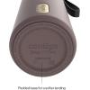 imageContigo AutoSeal 24 oz Stainless Steel VacuumInsulated Water Bottle with Leakproof PushButton Spout amp Lock Carry Strap BPAFree amp LeadFree Dishwasher SafeTerra Champagne