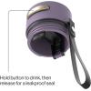 imageContigo AutoSeal 24 oz Stainless Steel VacuumInsulated Water Bottle with Leakproof PushButton Spout amp Lock Carry Strap BPAFree amp LeadFree Dishwasher SafePurple Carrot Champagne