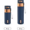 imageContigo AutoSeal 24 oz Stainless Steel VacuumInsulated Water Bottle with Leakproof PushButton Spout amp Lock Carry Strap BPAFree amp LeadFree Dishwasher SafeAbyss Bronze