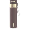 imageContigo AutoSeal 24 oz Stainless Steel VacuumInsulated Water Bottle with Leakproof PushButton Spout amp Lock Carry Strap BPAFree amp LeadFree Dishwasher SafeTerra Champagne