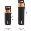 imageContigo AutoSeal 24 oz Stainless Steel VacuumInsulated Water Bottle with Leakproof PushButton Spout amp Lock Carry Strap BPAFree amp LeadFree Dishwasher SafeLicorice Bronze