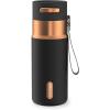 imageContigo AutoSeal 24 oz Stainless Steel VacuumInsulated Water Bottle with Leakproof PushButton Spout amp Lock Carry Strap BPAFree amp LeadFree Dishwasher SafeLicorice Bronze