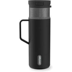 imageContigo SnapSeal 20 oz Stainless Steel VacuumInsulated Water Bottle with Leakproof AutoClose Lid StrawCompatible amp Side Handle BPAFree amp LeadFree Dishwasher SafeLicorice Gunmetal