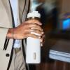 imageContigo DualSip 24 oz Stainless Steel VacuumInsulated Water Bottle with Carry Strap amp 2in1 Leakproof Lid Straw or Spout BPAFree amp LeadFree Dishwasher SafeTerra Champagne