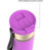 imageContigo DualSip 24 oz Stainless Steel VacuumInsulated Water Bottle with Carry Strap amp 2in1 Leakproof Lid Straw or Spout BPAFree amp LeadFree Dishwasher SafeGalactic Champagne