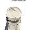 imageContigo DualSip 28 oz Leakproof Plastic Water Bottle with Carrying Strap and 2Way Lid Drink From Straw or Spout 100 Leakproof Durable and Lightweight Tritan Bottle BPAFree and Dishwasher SafeOatmilk Champagne
