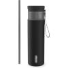 imageContigo SnapSeal 16 oz Stainless Steel VacuumInsulated Water Bottle with Leakproof AutoClose Lid StrawCompatible amp Carry Strap BPAFree amp LeadFree Dishwasher SafeLicorice Gunmetal