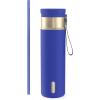 imageContigo SnapSeal 16 oz Stainless Steel VacuumInsulated Water Bottle with Leakproof AutoClose Lid StrawCompatible amp Carry Strap BPAFree amp LeadFree Dishwasher SafeWild Indigo Champagne