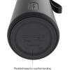 imageContigo SnapSeal 16 oz Stainless Steel VacuumInsulated Water Bottle with Leakproof AutoClose Lid StrawCompatible amp Carry Strap BPAFree amp LeadFree Dishwasher SafeLicorice Gunmetal