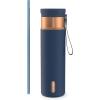 imageContigo SnapSeal 16 oz Stainless Steel VacuumInsulated Water Bottle with Leakproof AutoClose Lid StrawCompatible amp Carry Strap BPAFree amp LeadFree Dishwasher SafeAbyss Bronze