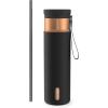 imageContigo SnapSeal 16 oz Stainless Steel VacuumInsulated Water Bottle with Leakproof AutoClose Lid StrawCompatible amp Carry Strap BPAFree amp LeadFree Dishwasher SafeLicorice Bronze