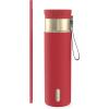 imageContigo SnapSeal 16 oz Stainless Steel VacuumInsulated Water Bottle with Leakproof AutoClose Lid StrawCompatible amp Carry Strap BPAFree amp LeadFree Dishwasher SafeGoji Berry Champagne