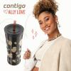 imageContigo x Ally Love Shake amp Go Tumbler Autoclose Lid Leak Proof 20oz LicoriceLicorice