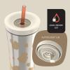 imageContigo x Ally Love Shake amp Go Tumbler Autoclose Lid Leak Proof 20oz LicoriceOatmilk