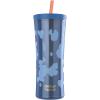 imageContigo x Ally Love Shake amp Go Tumbler Autoclose Lid Leak Proof 20oz LicoriceStellar Jay