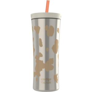 imageContigo x Ally Love Shake amp Go Tumbler Autoclose Lid Leak Proof 20oz LicoriceOatmilk