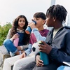image:imageContigo DualSip 16 oz Compact Stainless Steel VacuumInsulated Water Bottle with 2in1 Leakproof Lid Straw or Spout BPAFree amp LeadFree Dishwasher SafeElectric Bloom