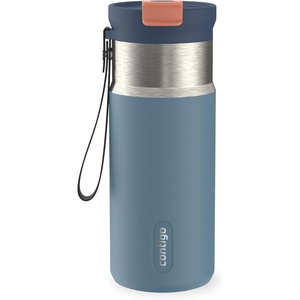 image:imageContigo DualSip 16 oz Compact Stainless Steel VacuumInsulated Water Bottle with 2in1 Leakproof Lid Straw or Spout BPAFree amp LeadFree Dishwasher SafeCopper Horizon